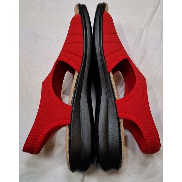 Flexus by Spring Step Red Comfort Sandal Womens Size 41/US 9.5/ 10 Made in Italy - Picture 5 of 7
